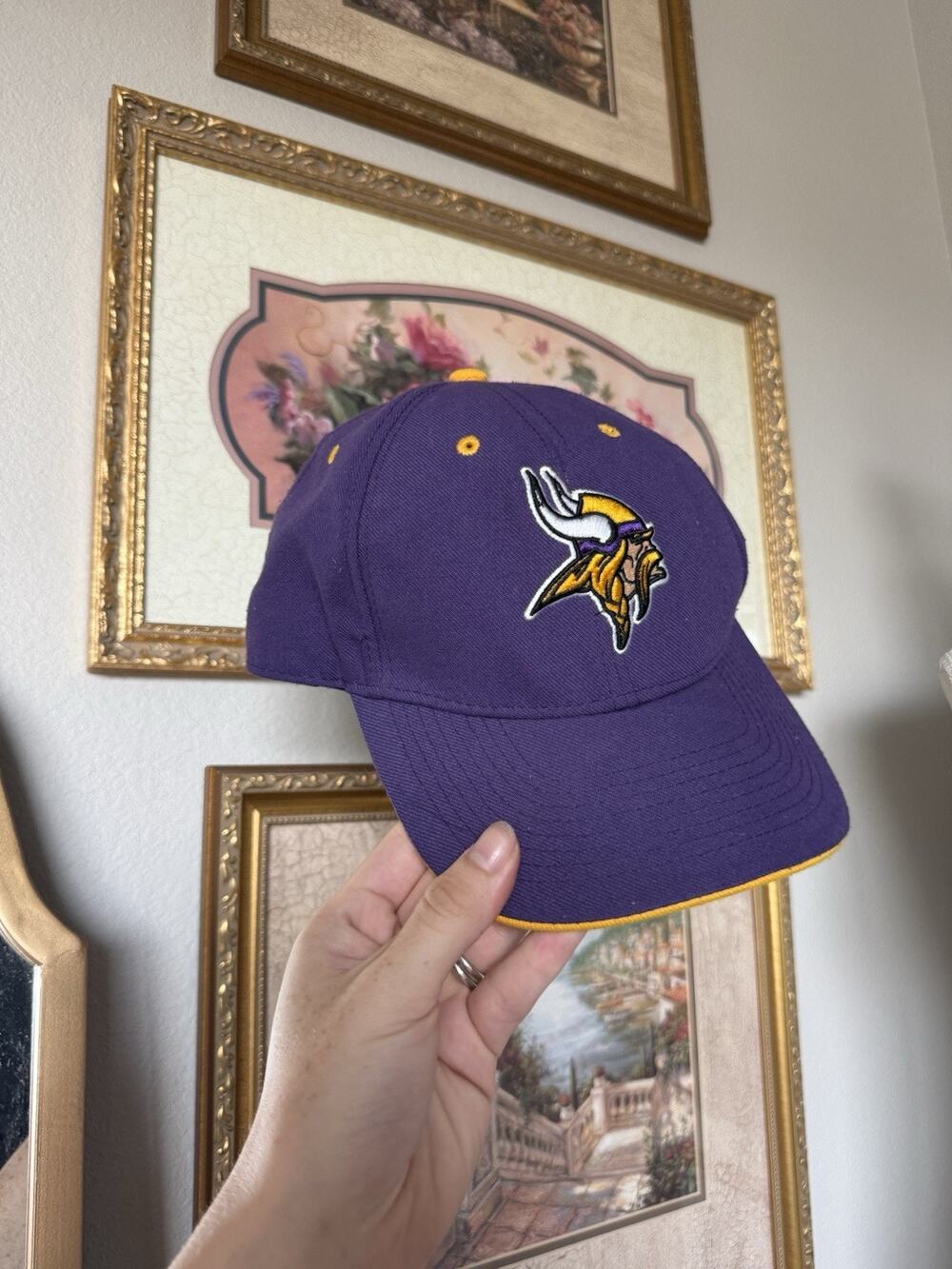Minnesota Vikings Hat Authentic NFL Football One Size